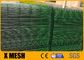4 fałdy ogrodzenia z siatki metalowej powlekane PCV BS 10244 50mmx200mm